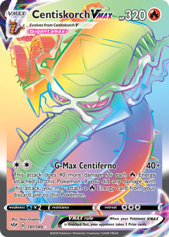 darkness-ablaze Centiskorch VMAX swsh3-191