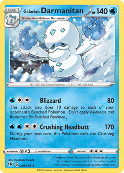 darkness-ablaze Galarian Darmanitan swsh3-44