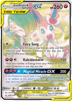 unbroken-bonds Gardevoir & Sylveon-GX sm10-205